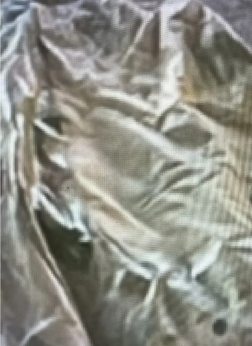 dispay coating_02 - digital image collage composed of modified textiles and digital overlay - zoe bilgeri/ 2025/ Zurich